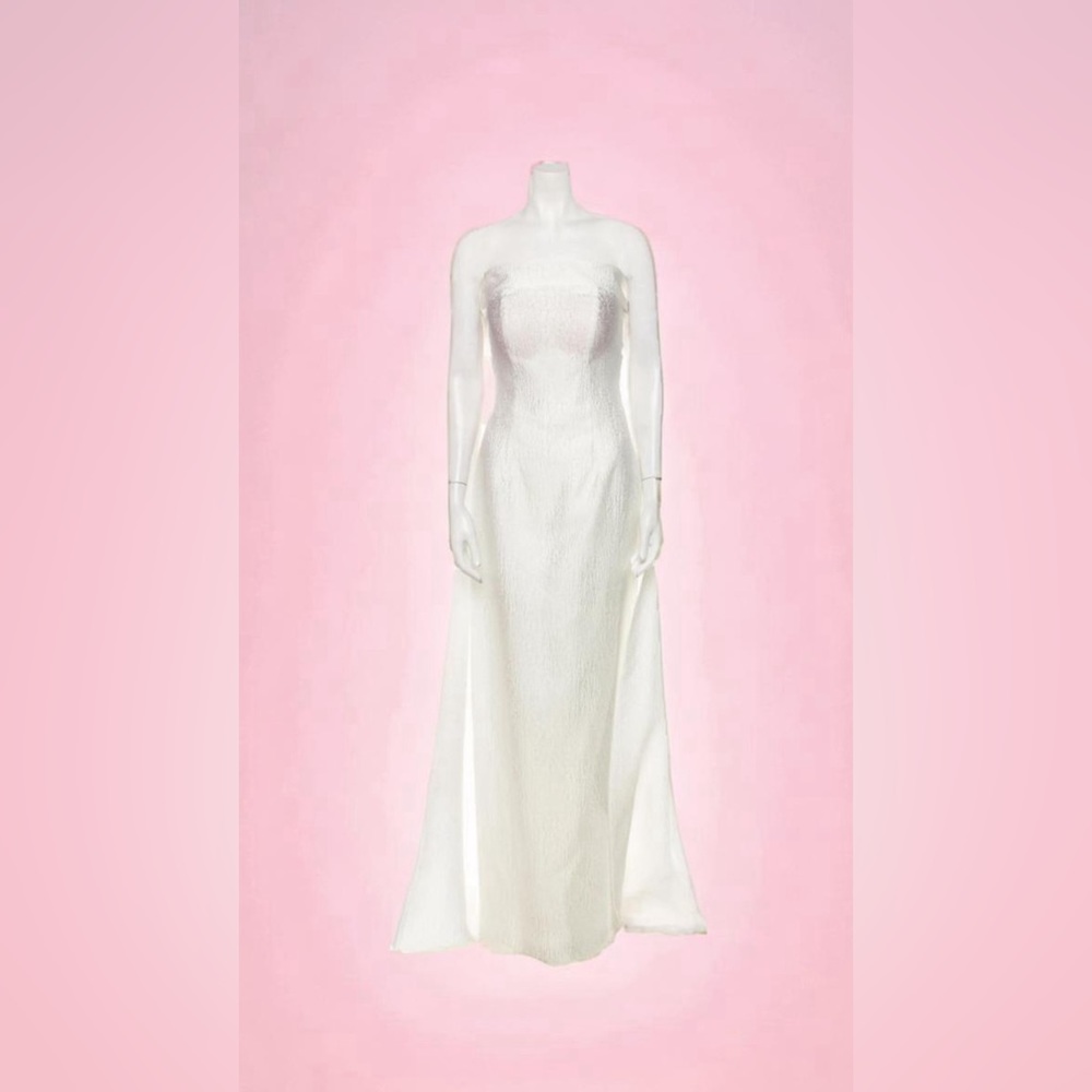 Designer Wedding Gown with cape, never worn